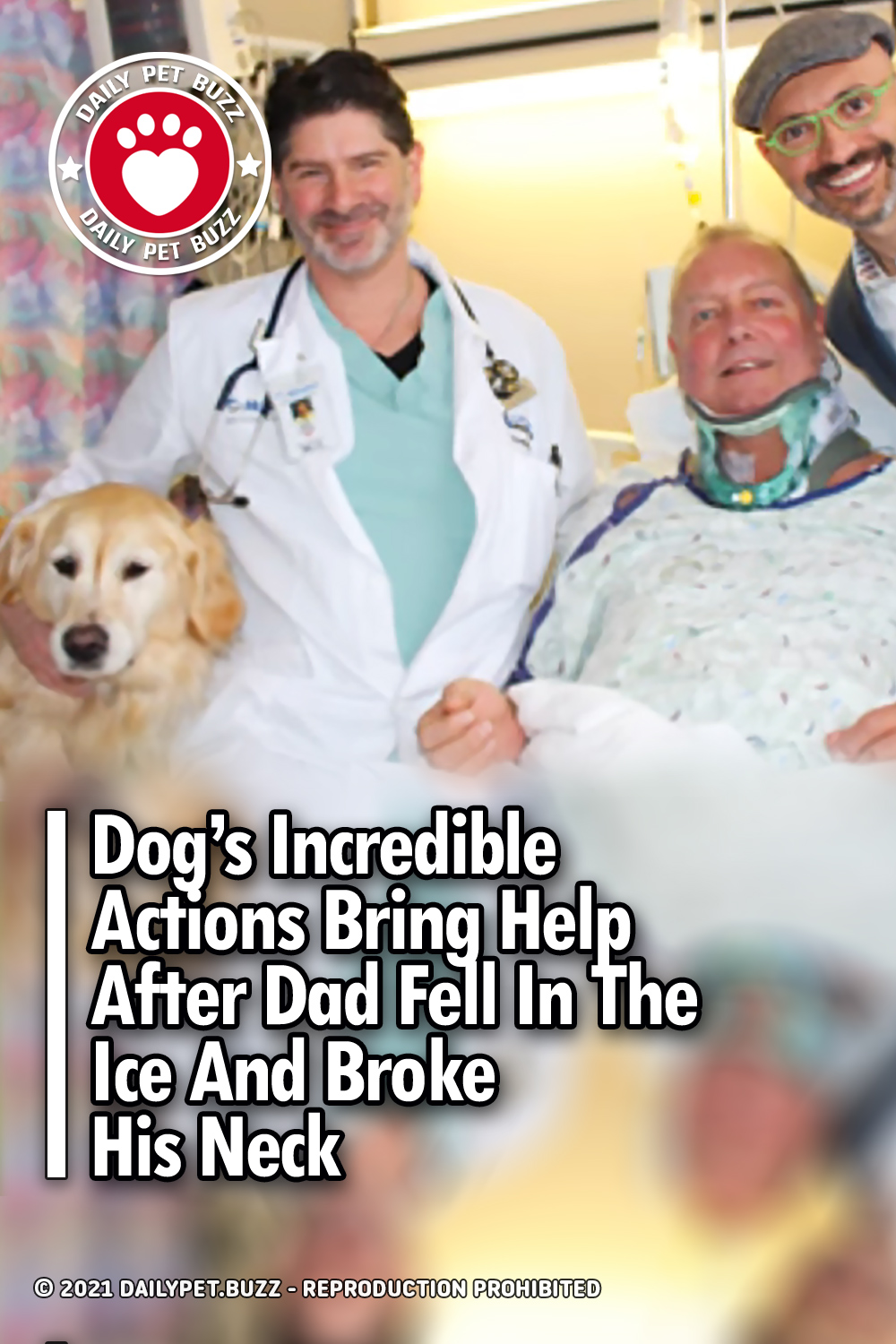 Dog\'s Incredible Actions Bring Help After Dad Fell In The Ice And Broke His Neck