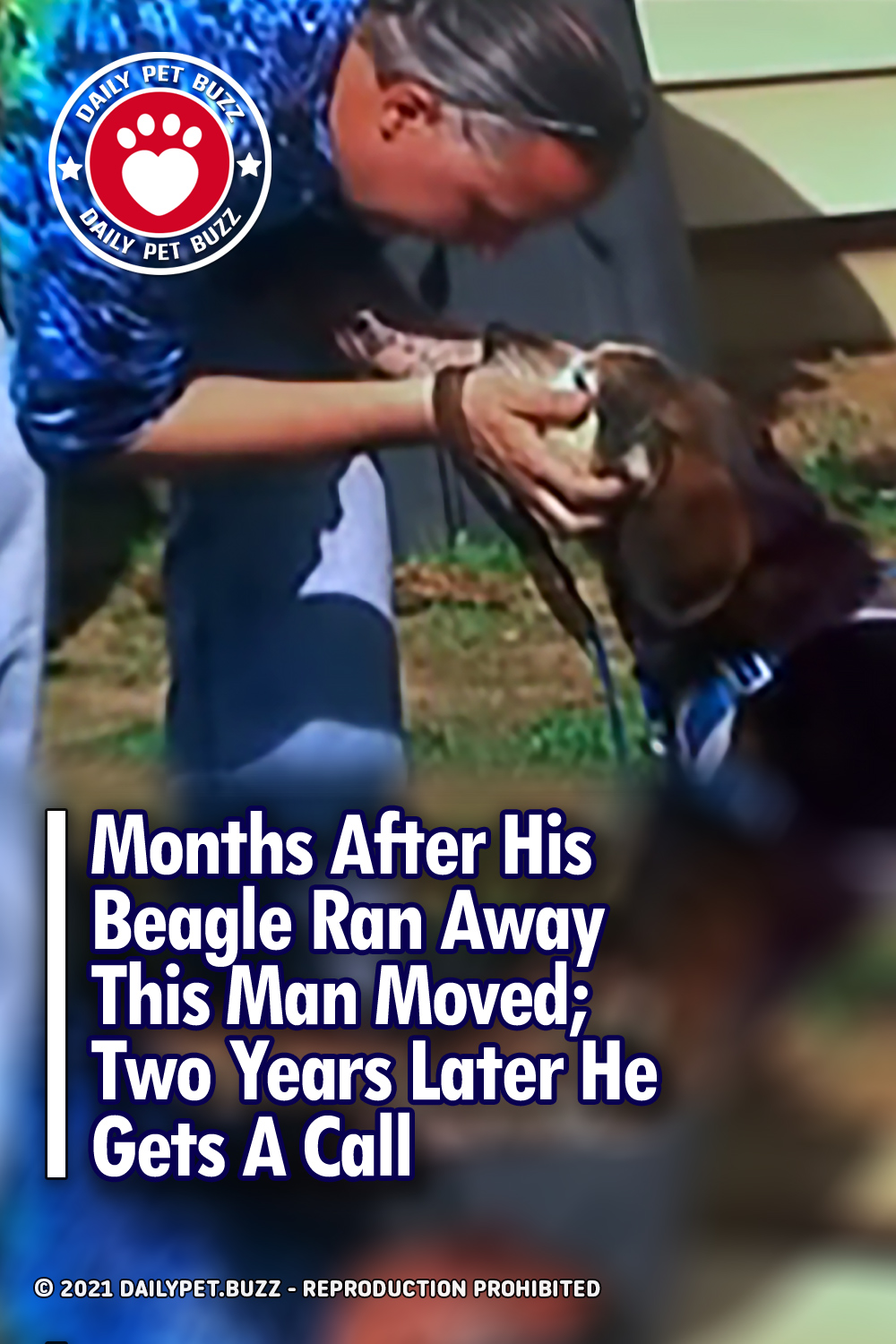 Months After His Beagle Ran Away This Man Moved; Two Years Later He Gets A Call