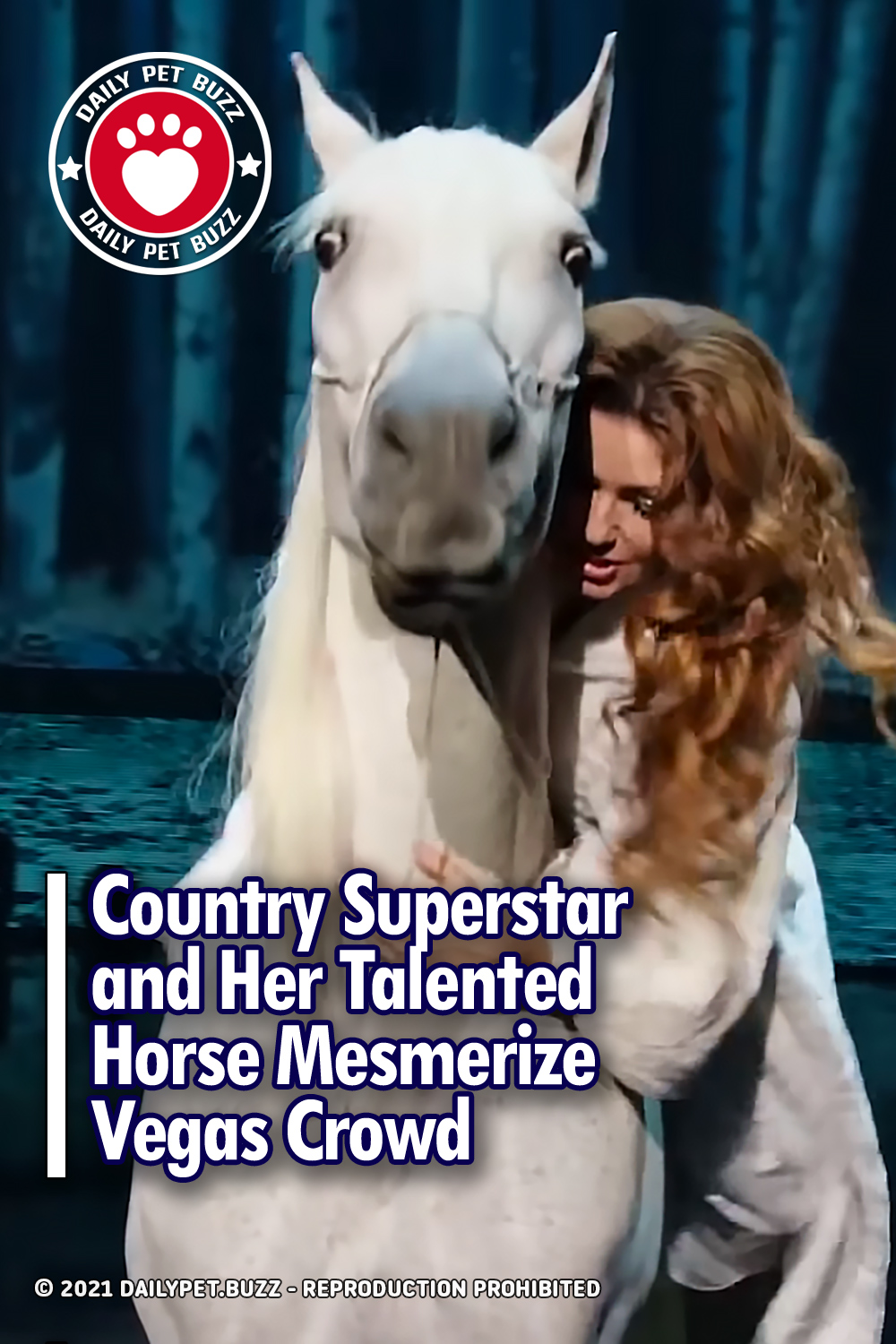 Country Superstar and Her Talented Horse Mesmerize Vegas Crowd
