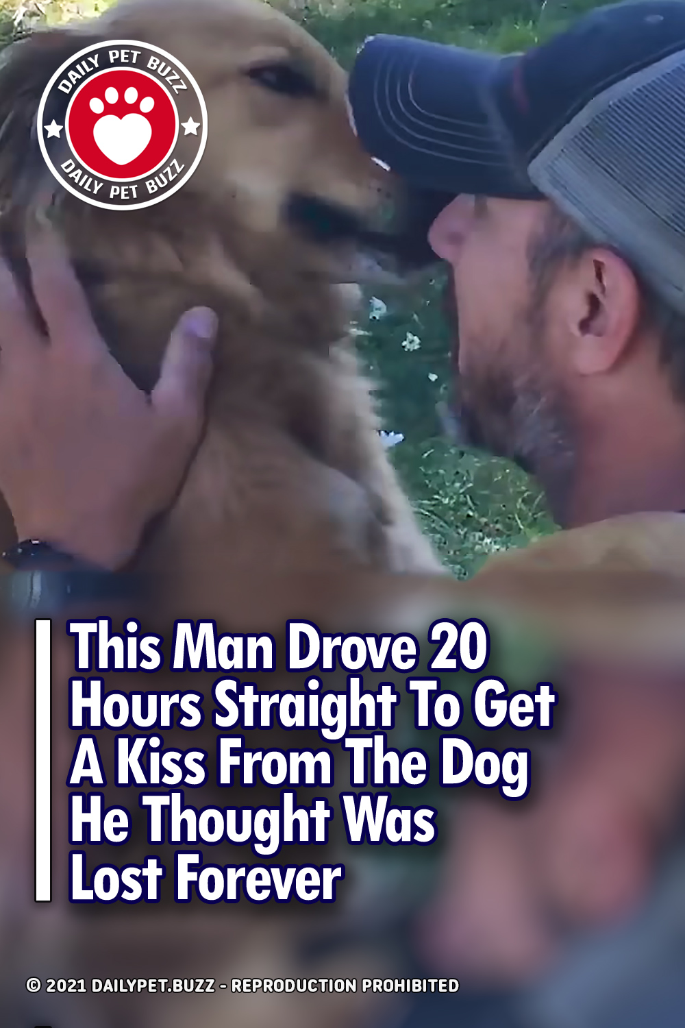 This Man Drove 20 Hours Straight To Get A Kiss From The Dog He Thought Was Lost Forever