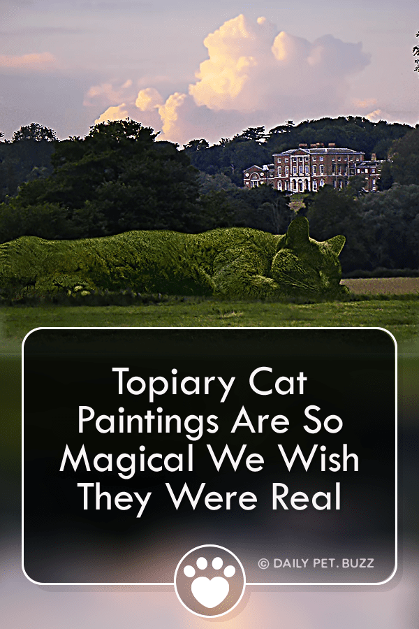 These Topiary Cat Paintings Are So Magical We Wish They Were Real