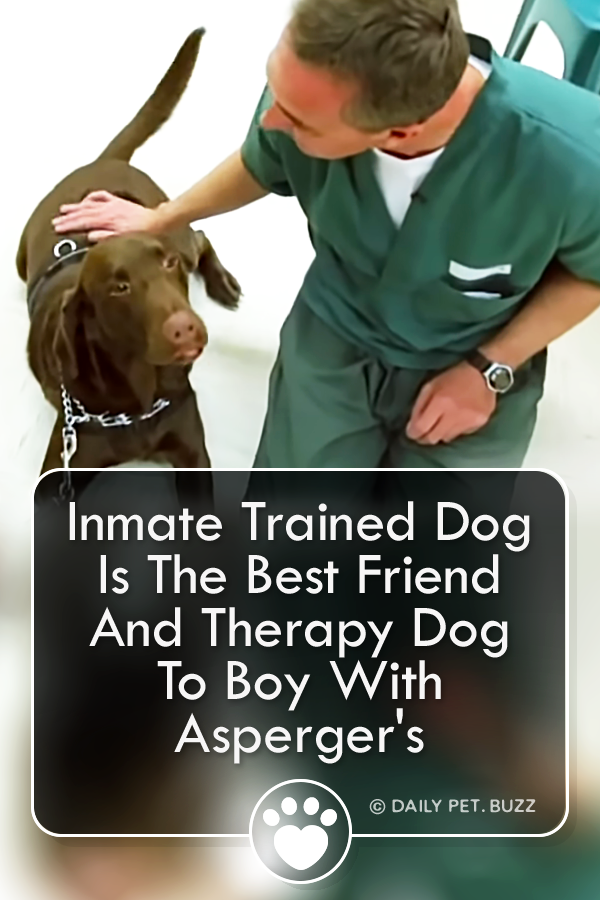 Inmate Trained Dog Is The Best Friend And Therapy Dog To Boy With Asperger\'s