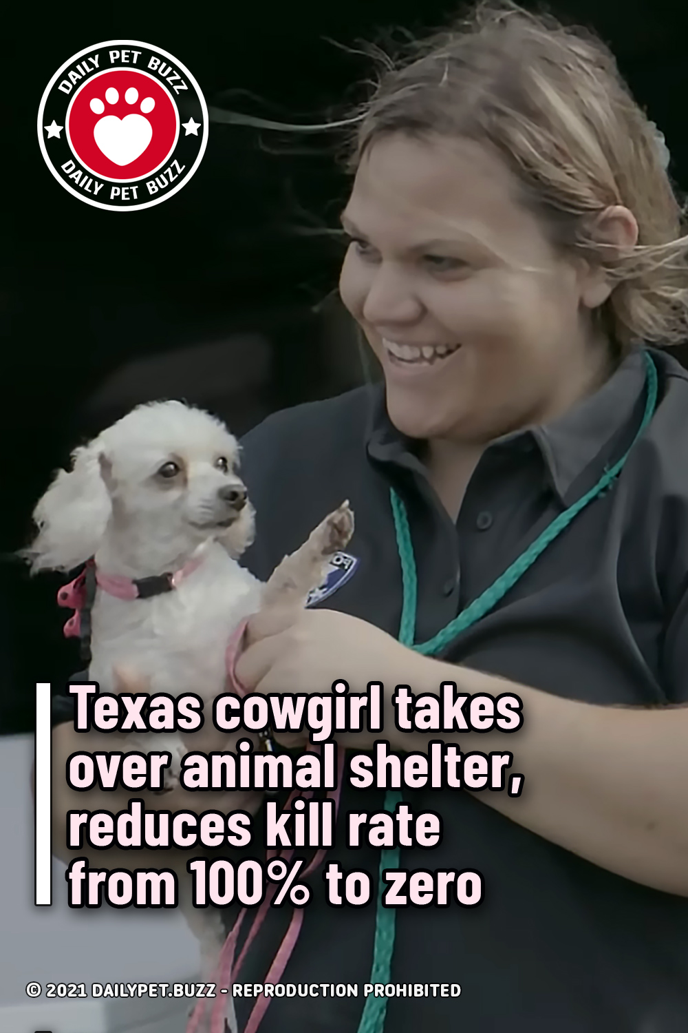 Texas cowgirl takes over animal shelter, reduces kill rate from 100% to zero