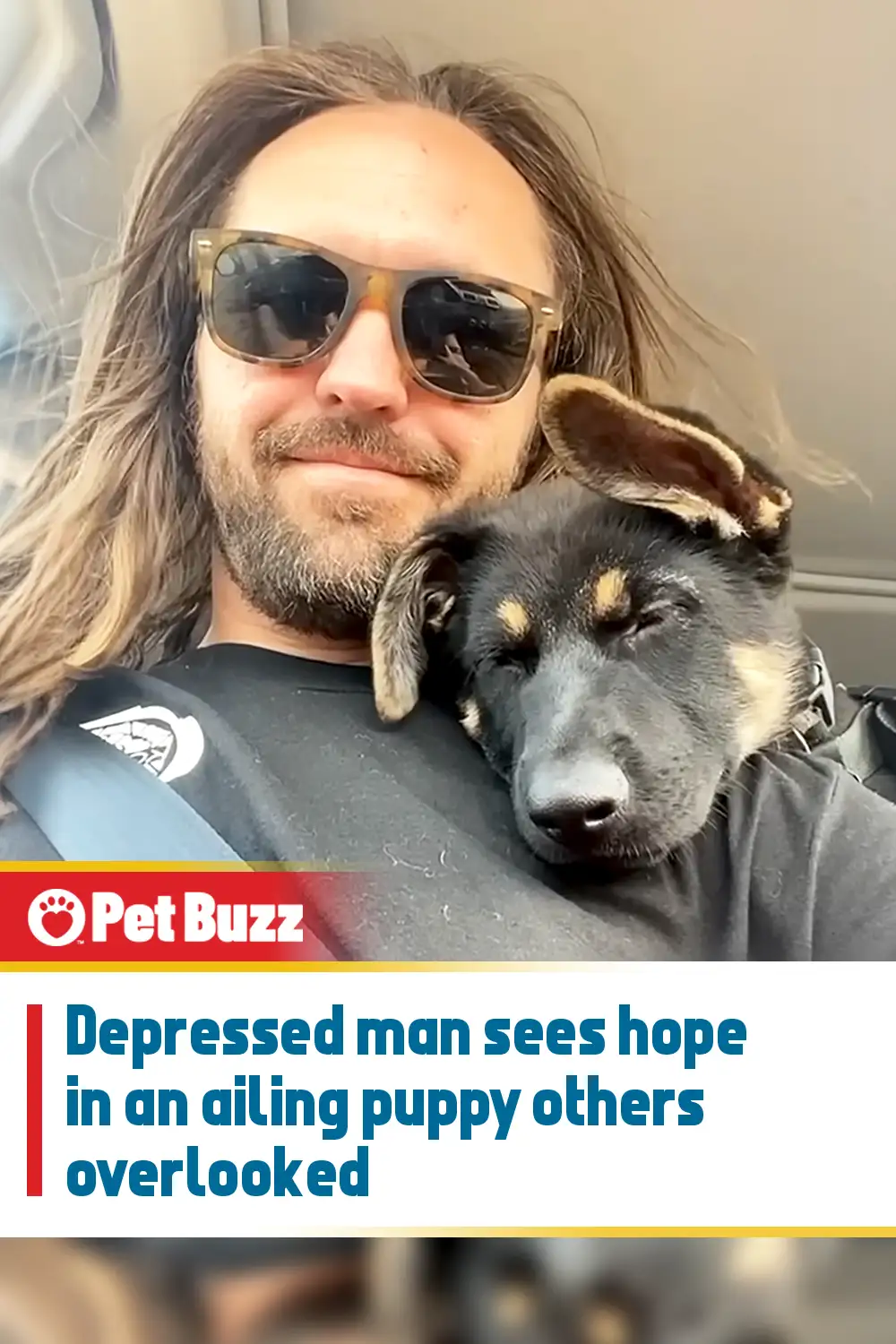 Depressed man sees hope in an ailing puppy others overlooked