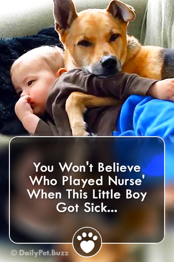 You Won\'t Believe Who Played Nurse\' When This Little Boy Got Sick...