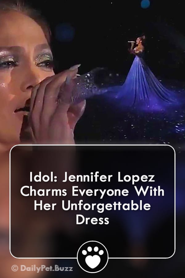 Idol: Jennifer Lopez Charms Everyone With Her Unforgettable Dress