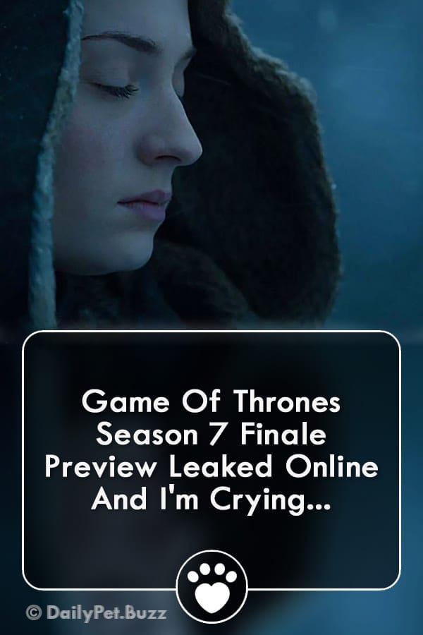 Game Of Thrones Season 7 Finale Preview Leaked Online And I\'m Crying...