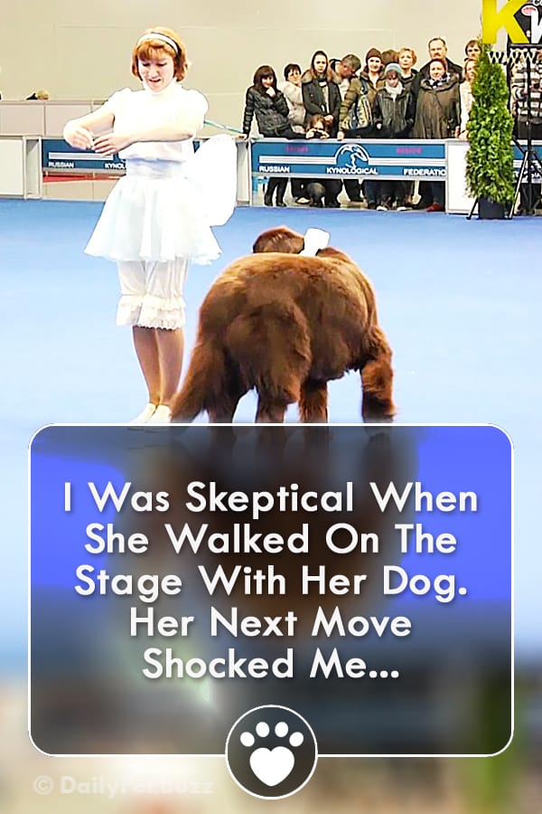 I Was Skeptical When She Walked On The Stage With Her Dog. Her Next Move Shocked Me...